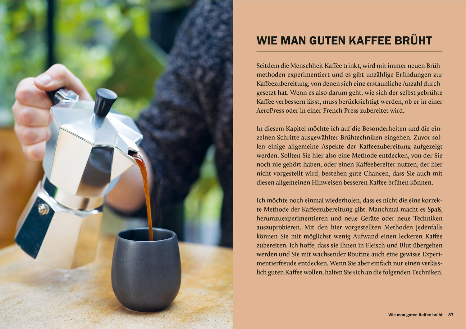 Buch Der perfekte Kaffee für zu Hause: Seite Wie man guten Kaffee brüht