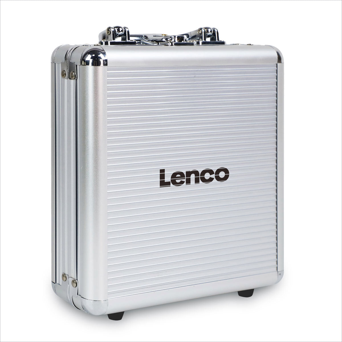 Lenco 12-in-1 Plattenspieler- Zubehörset: geschlossener Alukoffer