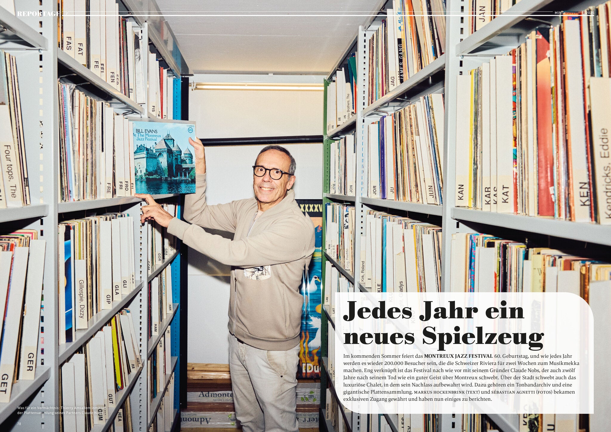 MINT Nr. 80 Doppelseite Montreaux Jazz Festival