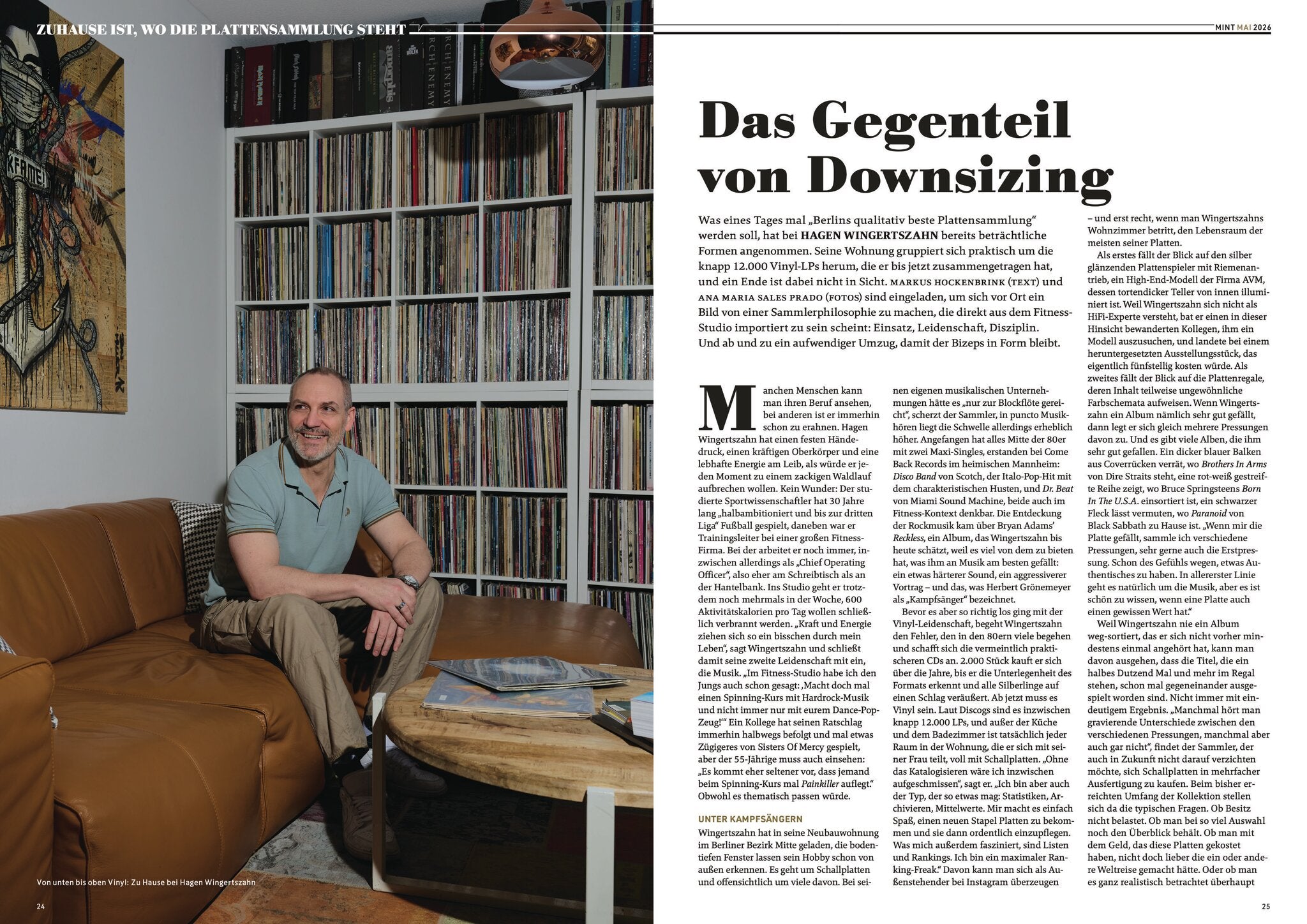 MINT Nr. 084 Opener Doppelseite Zuhause mit Hagen Wingerzahn