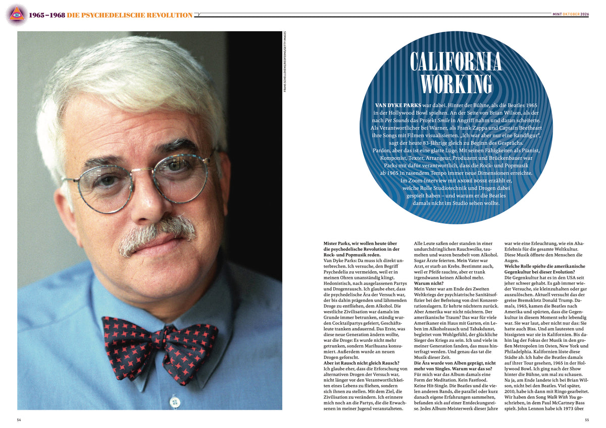 MINT Nr. 87 Doppelseite: Interview mit Van Dyke Parks