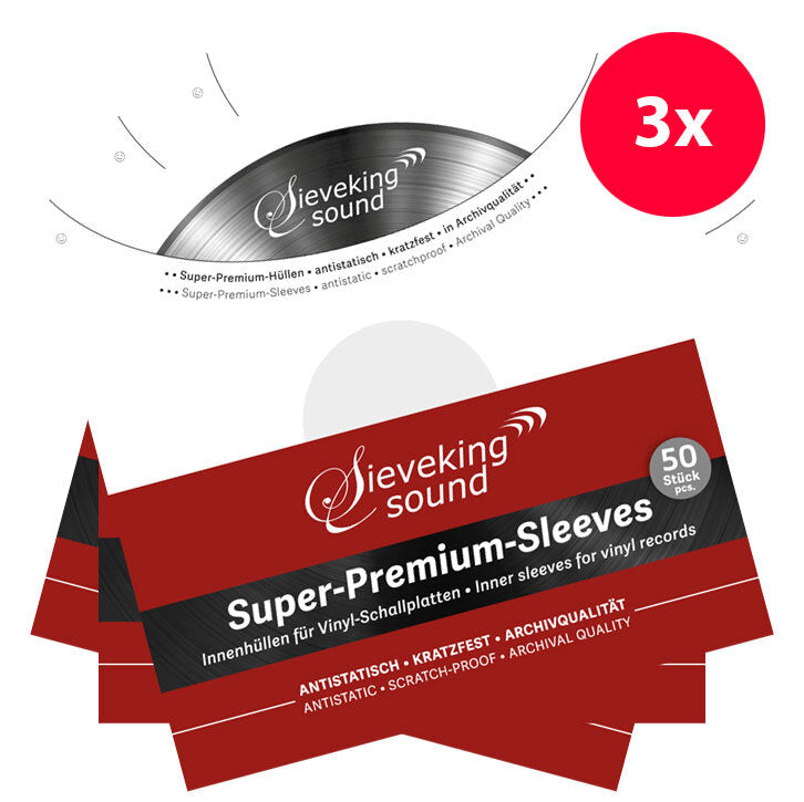Sieveking Sound Super-Premium-Inner-Sleeves 3 Pakete